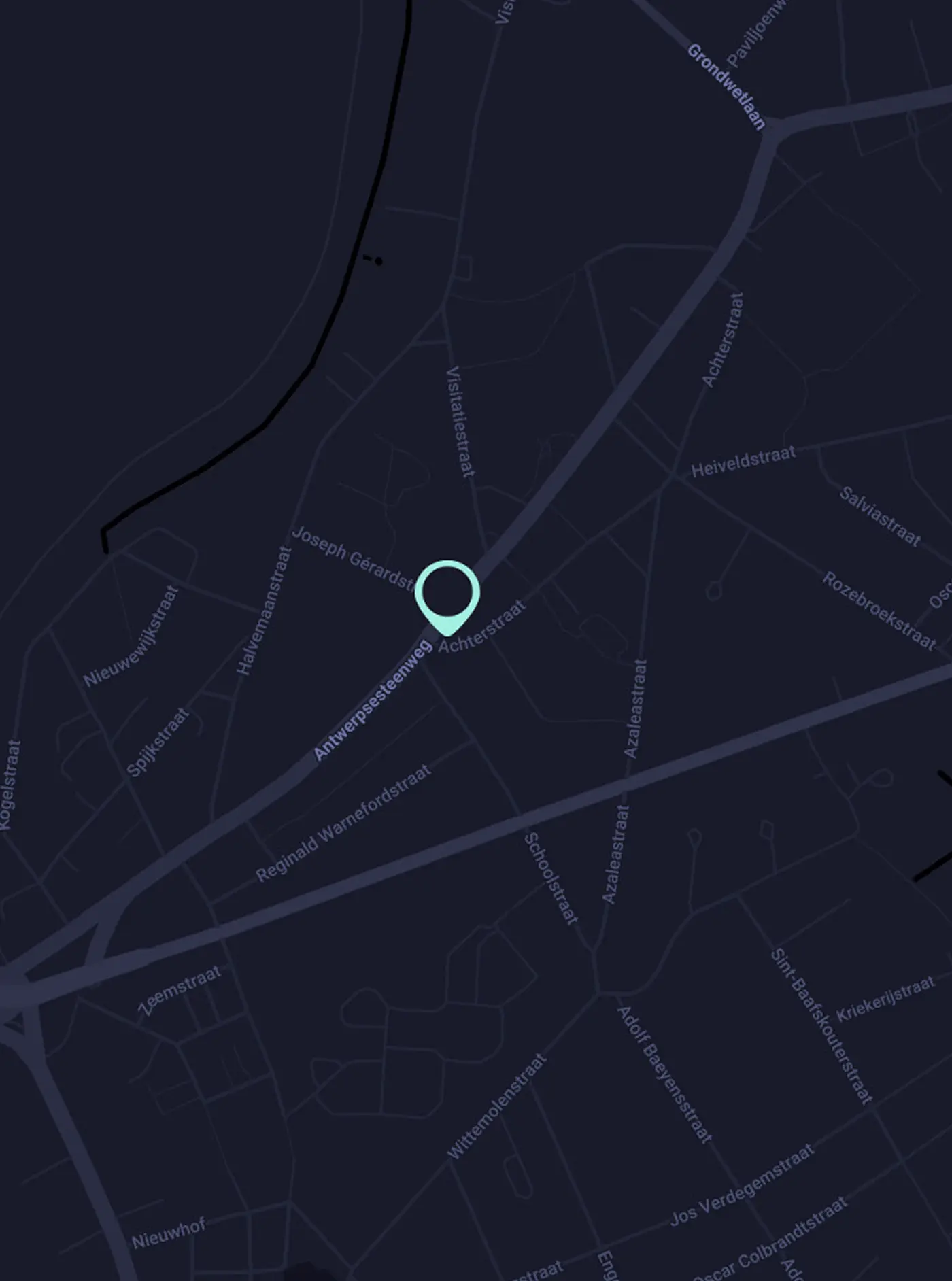 Kaart van de locatie van Kliniek Boté aan de Antwerpsesteenweg 304 in Sint-Amandsberg